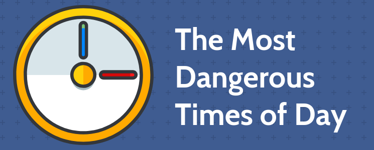 The Most Dangerous Times of Day