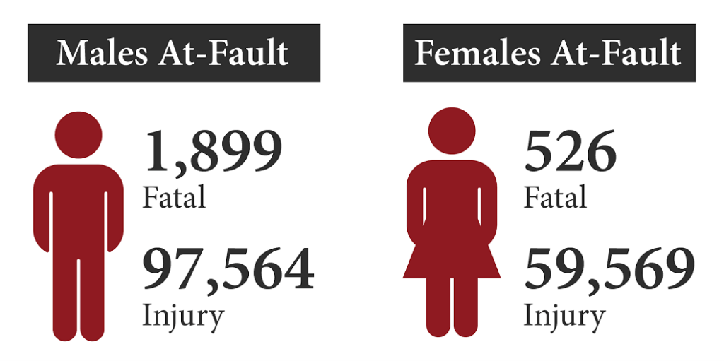 california car statistics at fault